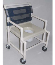Healthline - 24" Width Shower Chair - Vacuum Seat, Extended Front - SC6014X-VAC-EF