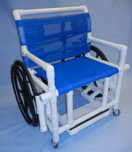 Healthline Medical - Shower Pool Access Wheelchair - 400lbs - 24 wide - Sling Seat # SWC-400