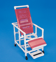 Healthline - Reclining Shower Chair With Legrest And Sliding Footrest - CS400W4