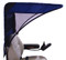 Diestco Scooter Cover - Vented Weatherbreaker Canopy Adult - C1220 Blue