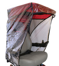 Diestco Scooter Cover - Max Protection Weatherbreaker Canopy Adult - C1330 Red