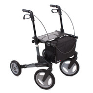 TOPRO - TROJA Olympos-Small, Silver - WITH BACKREST- Rollator Walker # 814307