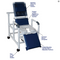 MJM International - 193-SSDE Reclining Shower Chair - Description