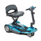 EV Rider - TranSport S19AF - DEMO -  Auto Fold - Mobility Scooter- with Remote & Lithium Battery - Blue