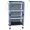 MJM International - 325T-4C - Cart Comes With Open Area Shelf System, Shown Here On A Smaller Cart
