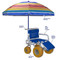 MJM International - 722-ATC-ELR-YEL-KD - Shown here with optional Umbrella (Color may vary)