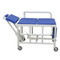 MJM International - Folding Shower Gurney with sectional Padding - 920-FD-PAD - Leg Section Can Adjust To Numerous Positions