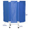 MJM International - Portable privacy screen- 3-panel- with 2" twin casters---panel size: 21" W x 51" H - # 7003-2TW - Description