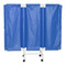 MJM International - Portable privacy screen- 3-panel- with 2" twin casters---panel size: 21" W x 51" H - # 7003-2TW - User friendly