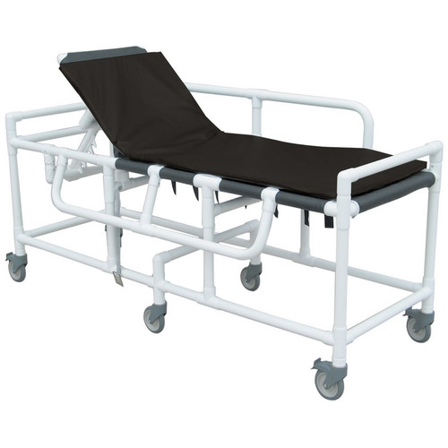 MJM International MRI Shower gurney with three position elevating