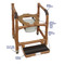 MJM International - WT118-3TL-FF-SQ-PAIL - Chair comes with Total Lock casters.
