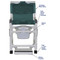 MJM International - WT118-3TW-DDA-SF-SQ-PAIL - Chair Comes With Double Drop Arms, Full Mesh Back, Square Pail, And Slide Out Footrest, Shown Here On The White Model