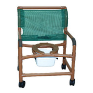 MJM International - WT126-3TL-VS-SQ-PAIL - Model Shown Here With Deluxe Elongated Open Front Seat -  Chair Comes With White Vacuum Seat