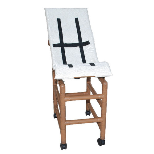 MJM International - WT191-SC - Chair Comes In Wood Tone PVC, Color Shown Here On Model WT191-LC-B