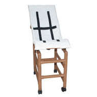 MJM International - WT191-MC - Chair Comes In Wood Tone PVC, Color Shown Here On Model WT191-LC-B
