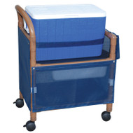 Woodtone hydration / ice cart- with skirt cover / panels- 48 qt ice chest - # WT810