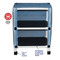 MJM International - Echo 2-shelf mini-linen cart with mesh or solid vinyl cover- shelf size 20" x 25"- 60 lbs per shelf - # E325-2C - Description