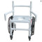 MJM International - 5PK-F-DE-CON-TC - Folding De-Con Transfer Chair - Cart Serves As Storage For 5 Chairs