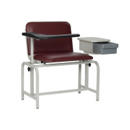 Winco - XL Blood Drawing Chair Padded Vinyl with Drawer # 2574