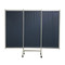 Winco - Privess Elite Designer 3-Panel Steel Frame Privacy Screen # 3170 - open
