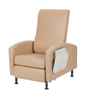 Winco - Vero Care Cliner - Push Back - Fixed Arms - Pedestal Feet - Shown with optional side table.