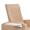 Winco - Vero Care Cliner - Push Back - Fixed Arms - 5" Casters - Footplate - Standard Side Table - Easy life-to-raise and lower table. 