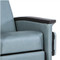 Winco - Vero Care Cliner - Gas Back - Fixed Arms - Pedestal Feet - Black Arm Caps - Actual appearance / style of the arm caps may vary based upon the chosen model.

