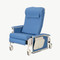 Winco - Drop Arm Care Cliner (Steel Casters) - 6551 - Fixed Padded Drop-Down Armrests