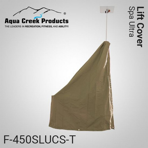 Aqua Creek - Lift Cover for Spa Ultra, Standard, (Tan) - F-450SLUCS-T - Can be used with Solar Charger