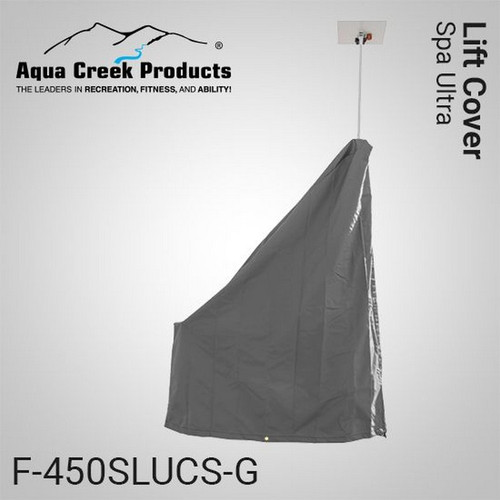 Aqua Creek - Lift Cover for Spa Ultra, Standard (Gray) - F-450SLUCS-G - Can be used with Solar Charger