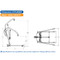 BestCare - BestLift 400EF Foldable - PL400EF - Dimension Chart