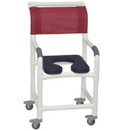 MJM International - Shower Chair 18" - # 118-3TL-SSDE-AB-MRN-DM