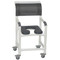 MJM International - Shower Chair 18" - # 118-3TL-SSDE-PI-NJGRY-DM