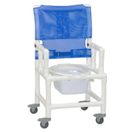 MJM International - Shower Chair 18" - # 118-3TL-DDA-DD-SQ-PAIL