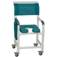 MJM International - Shower Chair 18" - # 118-3TL-SSDD-OB-MYNTL-DM