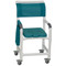 MJM International - Shower Chair 18" - # 118-3TL-SSDD-OB-MYNTL-DM - Dual Usage Seat