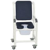 MJM International - Shower Chair 18" - # 118-3TL-SSDE-CBP-SQ-PAIL-AB