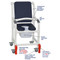 MJM International - Shower Chair 18" - # 118-3TL-SSDE-CBP-AB-SQ-PAIL-LSB-AT - Description