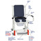 MJM International - Shower Chair 18" - # 118-3TL-SSDE-CBP-AB-DDA-SF-SQ-PAIL-BB-AT - Description