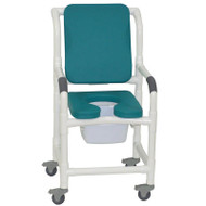 MJM International - Shower Chair 18" - # 118-3TL-SSDE-CBP-SQ-PAIL-OB