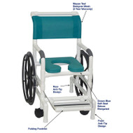 MJM International - Self-Propelled Aquatic/Rehab Chair 18" - # 131-18-24W-OB-MYNTL-DM - Description