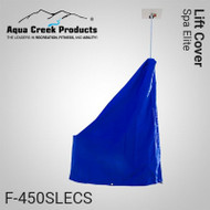 Aqua Creek - Cover for Spa Elite- Works w/Solar Charger - Premium Fade Resistant Blue