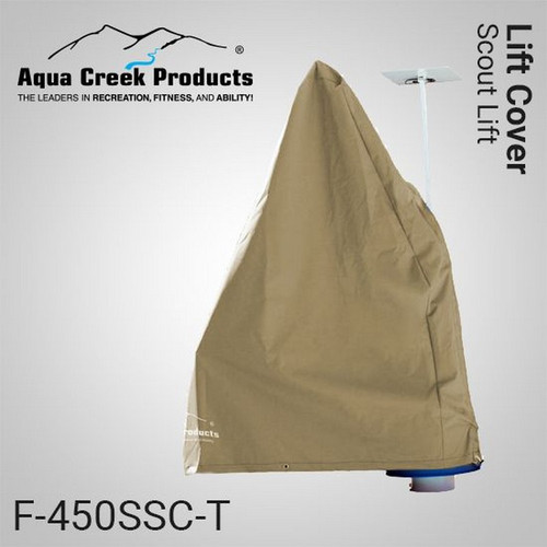 Aqua Creek - Cover for Scout Lift- Works w/Solar Charger - TAN