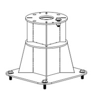 Aqua Creek - Pedestal - Mighty Lift - 12" High - Anchor Kit Not Included - F-MTY1PD