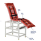 Med. Multi-Pos. Bath Chair - 197-M-LP-29 - Details