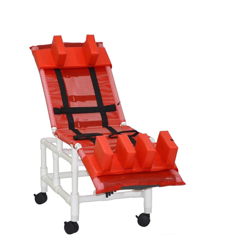 MJM Int. - Med. Multi-Pos. Bath Chair - 197-MC-22 - Head Bolster And Leg Extension Support Pads Are Not Included