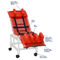 MJM Int. - Med. Multi-Pos. Bath Chair - 197-MC-22 - Details - Head Bolster And Leg Extension Support Pads Are Not Included