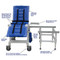 MJM Intl - Dual Bathing/Transferchair w/adjustable reclining back and adjustable legrest, 300 lbs Weight Cap. - D197-5-M-SLIDE-N - Description