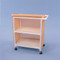 Healthline - Linen Cart w/Cover, 32" x 20" Shelf, 2 Shelves - LC322W3