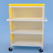Healthline - Linen Cart w/Cover, 42" x 20" Shelf, 3 Shelves - LC423W5